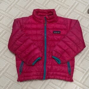 Patagonia Kid’s Down Sweater Puffer Jacket in PINK 3T
